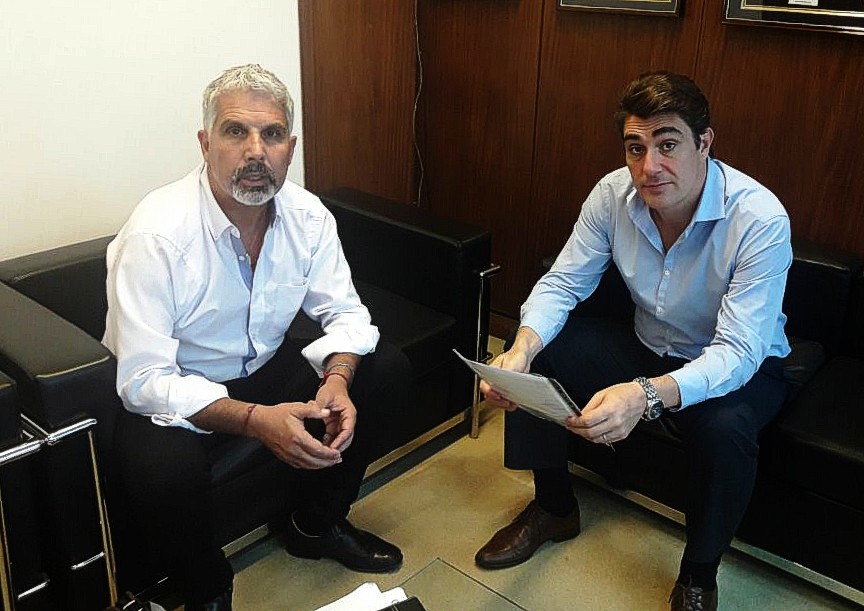El Intendente Berti se reunió con el Director de Vialidad Nacional