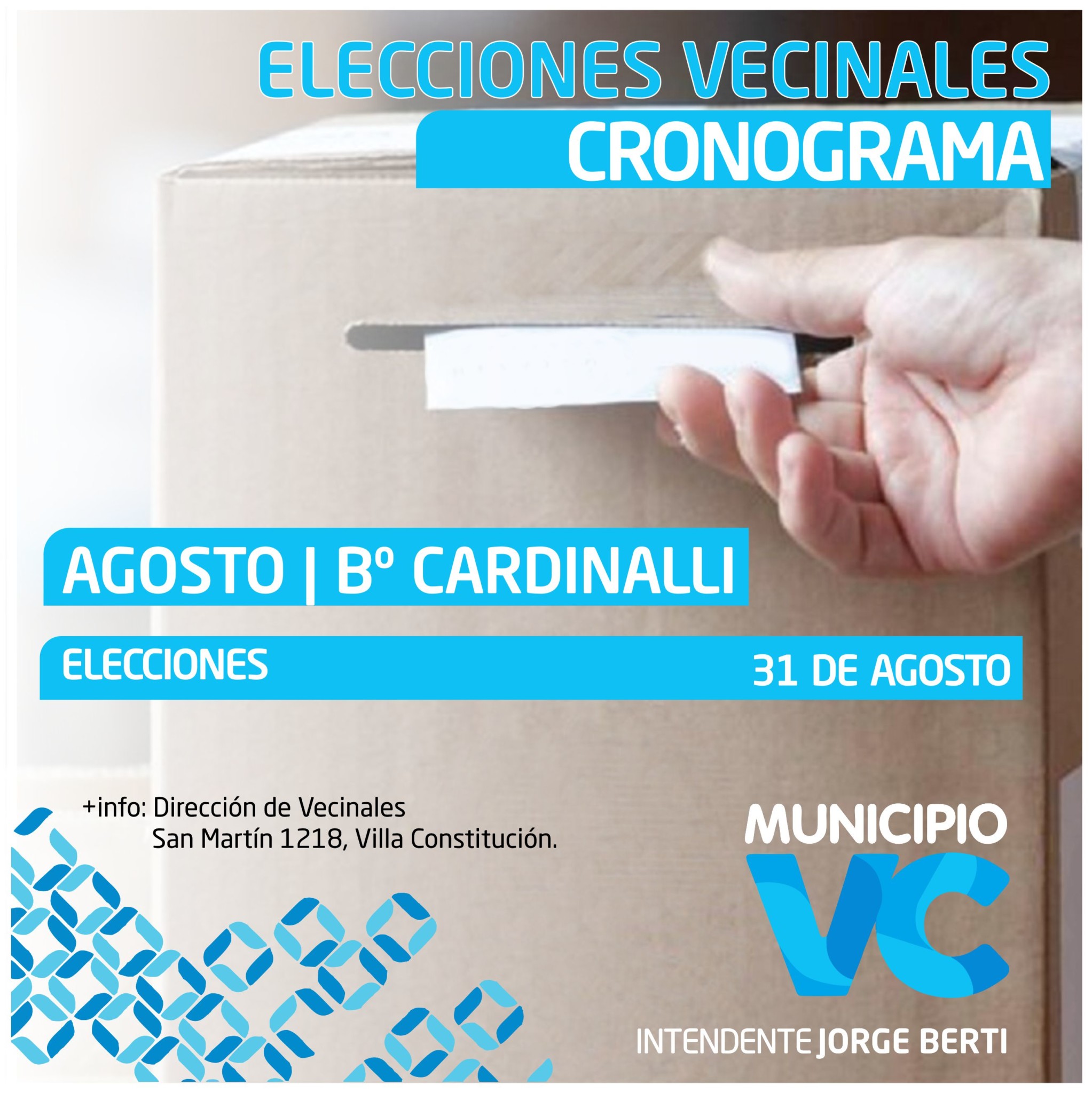 Elecciones en barrio cardinalli