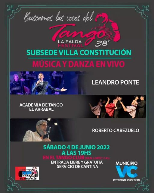 La noche del tango | Certamen y música en vivo en el tango club