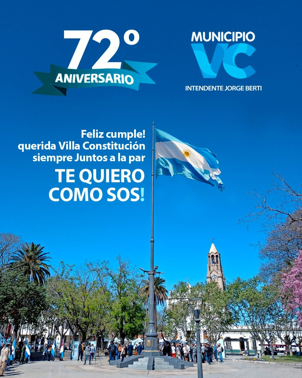72° Aniversario de la declaratoria de Villa Constitución como ciudad
