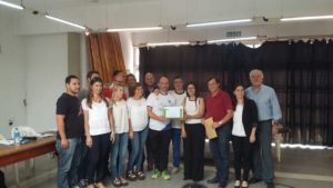 En Sesión Ordinaria el Cuerpo de Concejales reconoció al Equipo de Natación del Club Náutico VC por sus logros obtenidos en Campeonato Argentino de Natación Máster 2017.