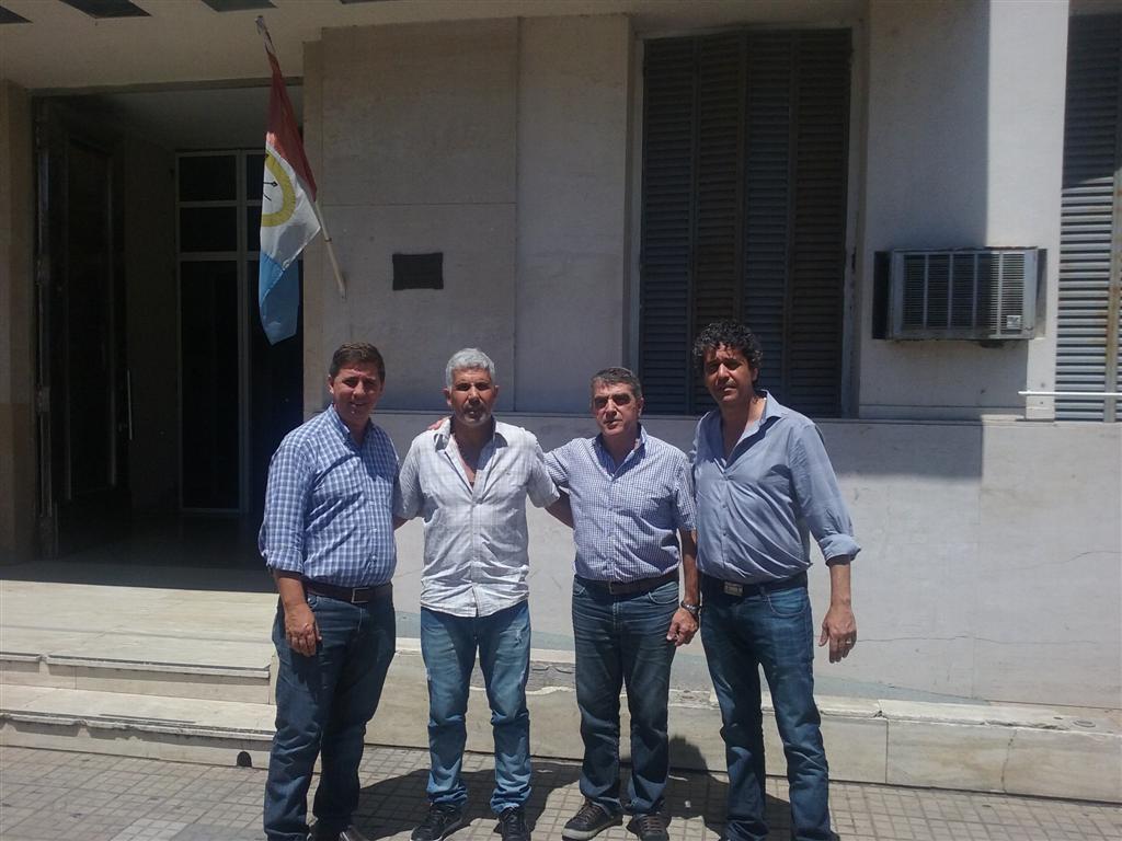 El Municipio recibió a los Senadores Armando Traferri y Ruben Pirola por los departamentos San Lorenzo y Las Colonias