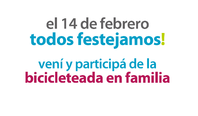 Bicicleteada en familia