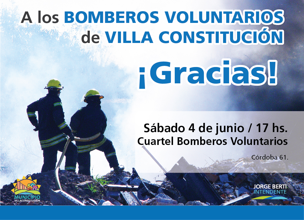 Acto Día del Bombero