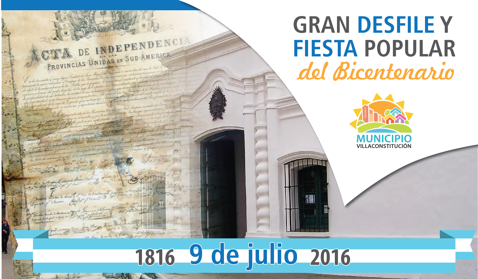 Villa festeja el Bicentenario