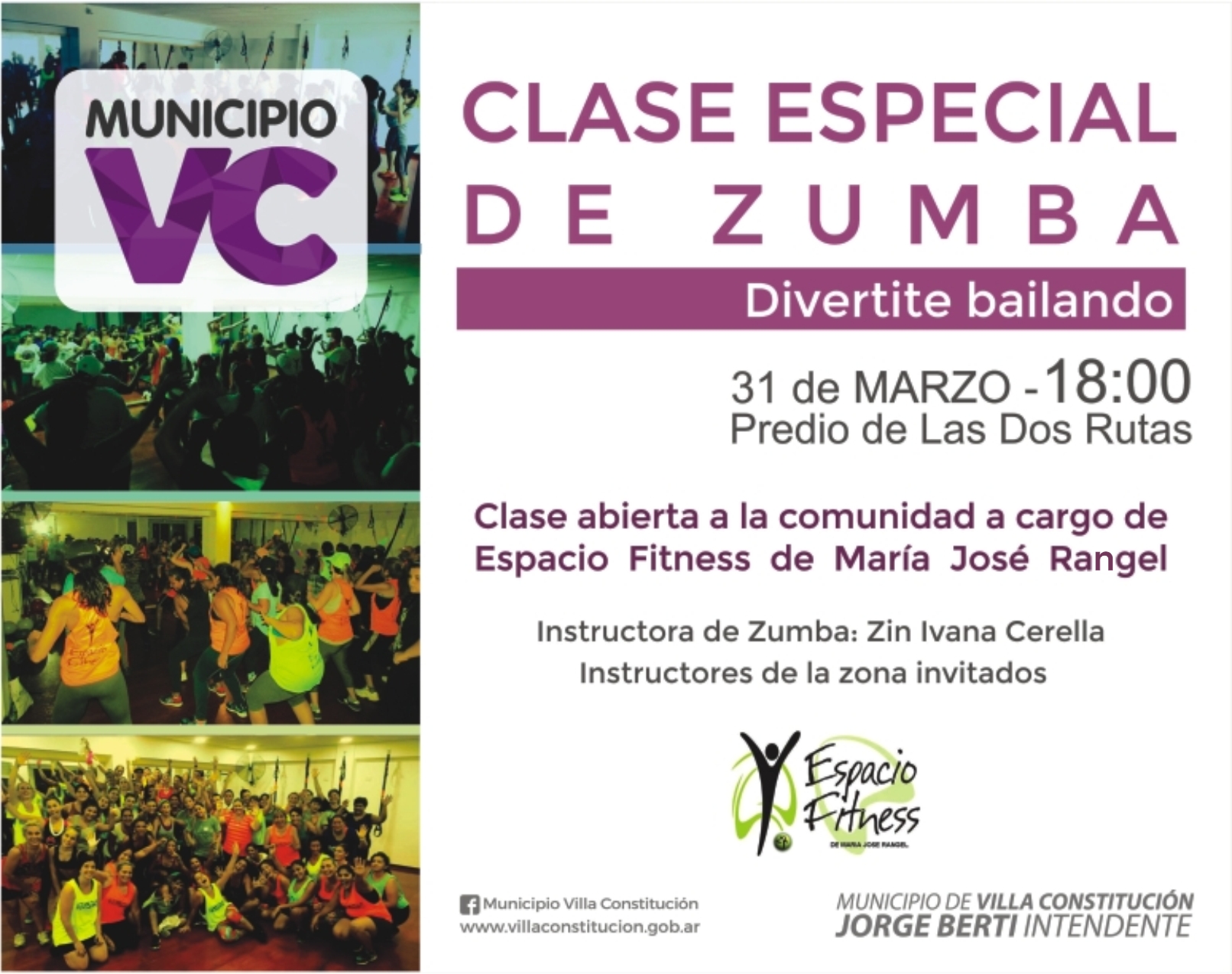 Clase Especial de ZUMBA
