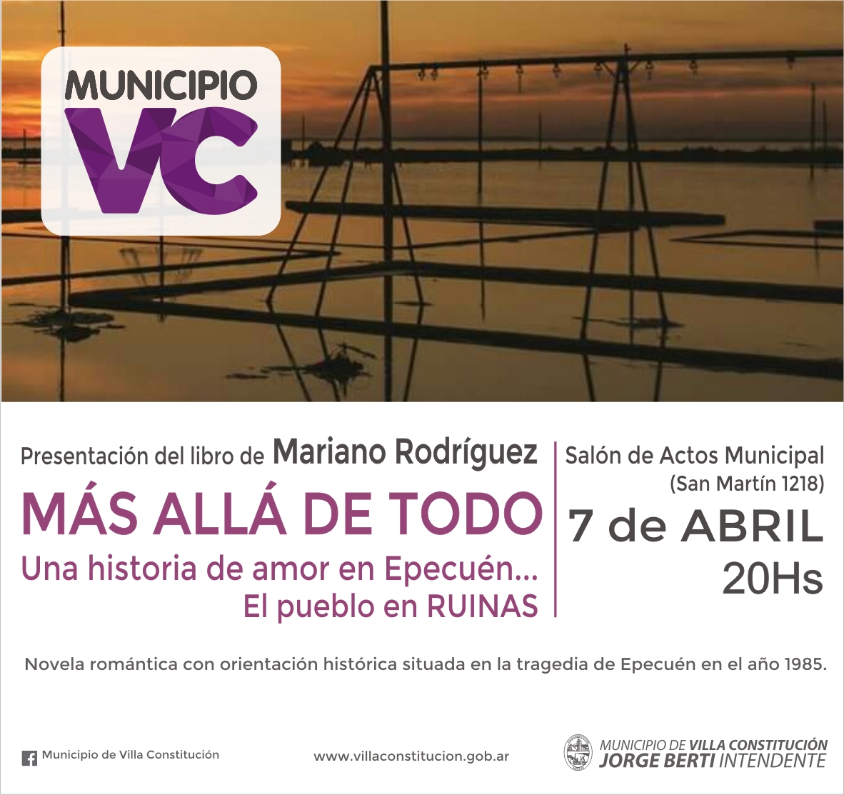 “MÁS ALLÁ DE TODO” | Presentación del libro de Mariano Rodríguez.