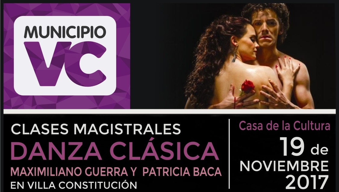Maximiliano Guerra y Patricia Baca | Clases magistrales en Villa Constitución