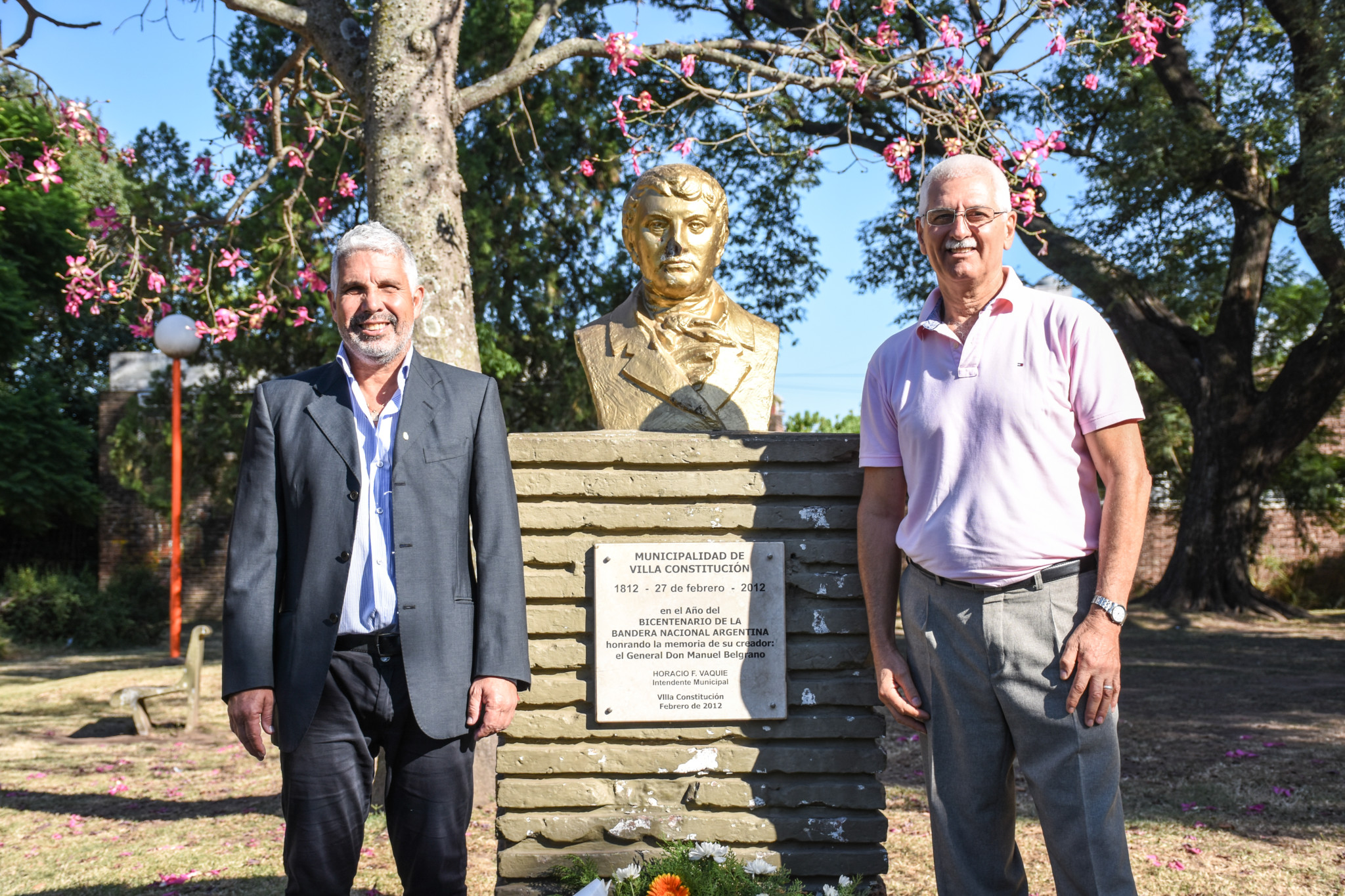 Acto en la Plazoleta Manuel Belgrano