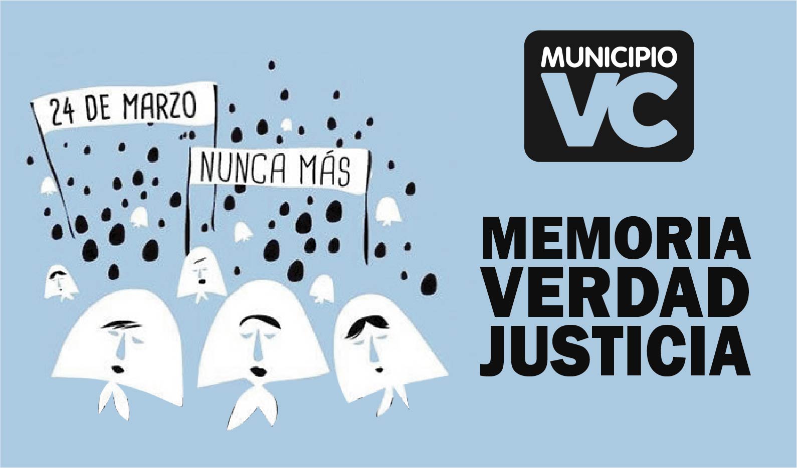 Día de la Memoria: Vigilia y acto en plaza central