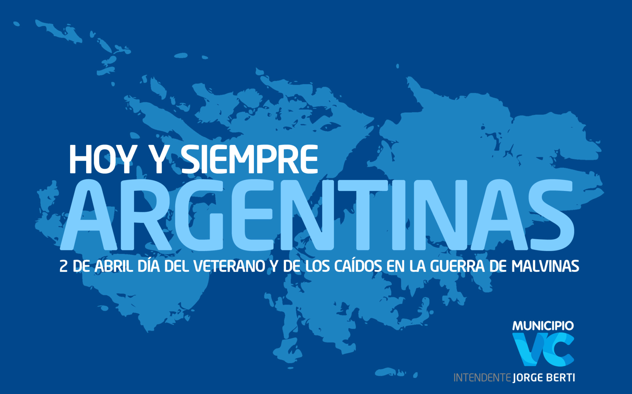 Vigilia y acto por los Caidos y Veteranos de Guerra de Malvinas.