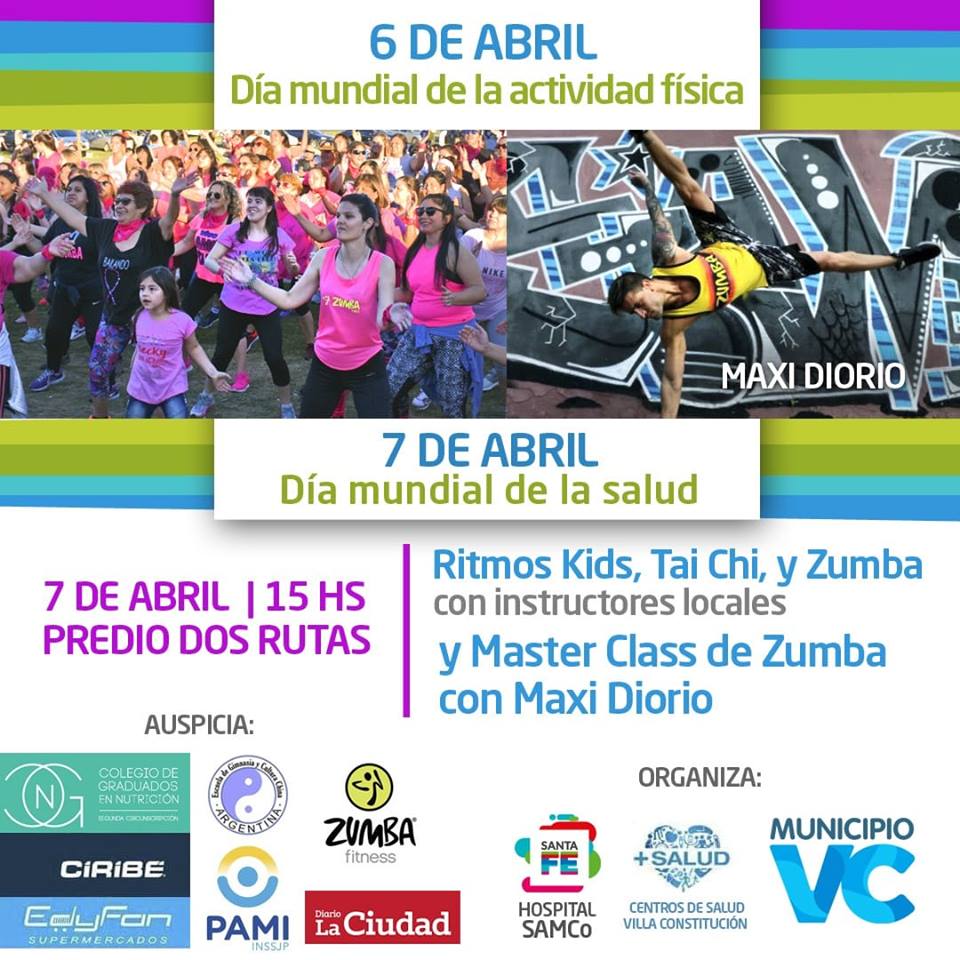 Dia Mundial de la Actividad Física y de la Salud.