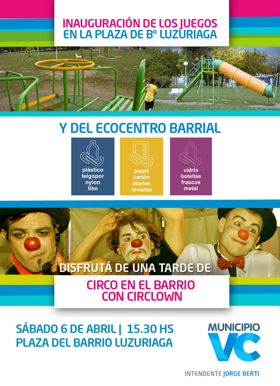 Inauguraciones en Barrio Luzuriaga