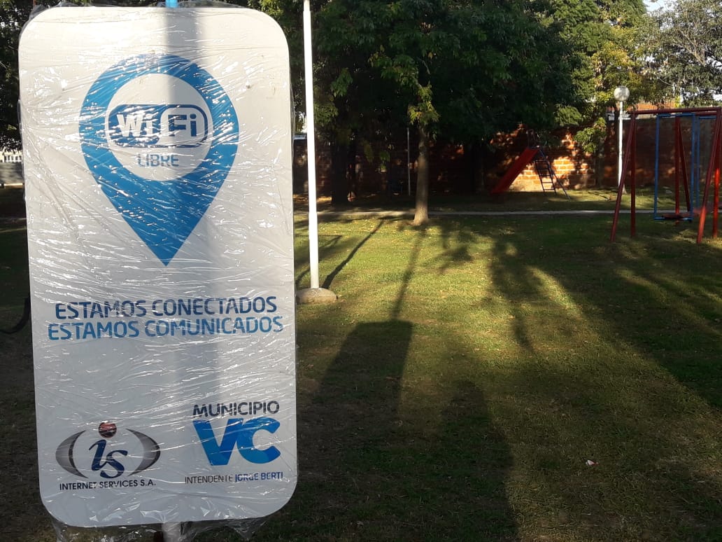 Conectate gratis en las plazas de tu ciudad.