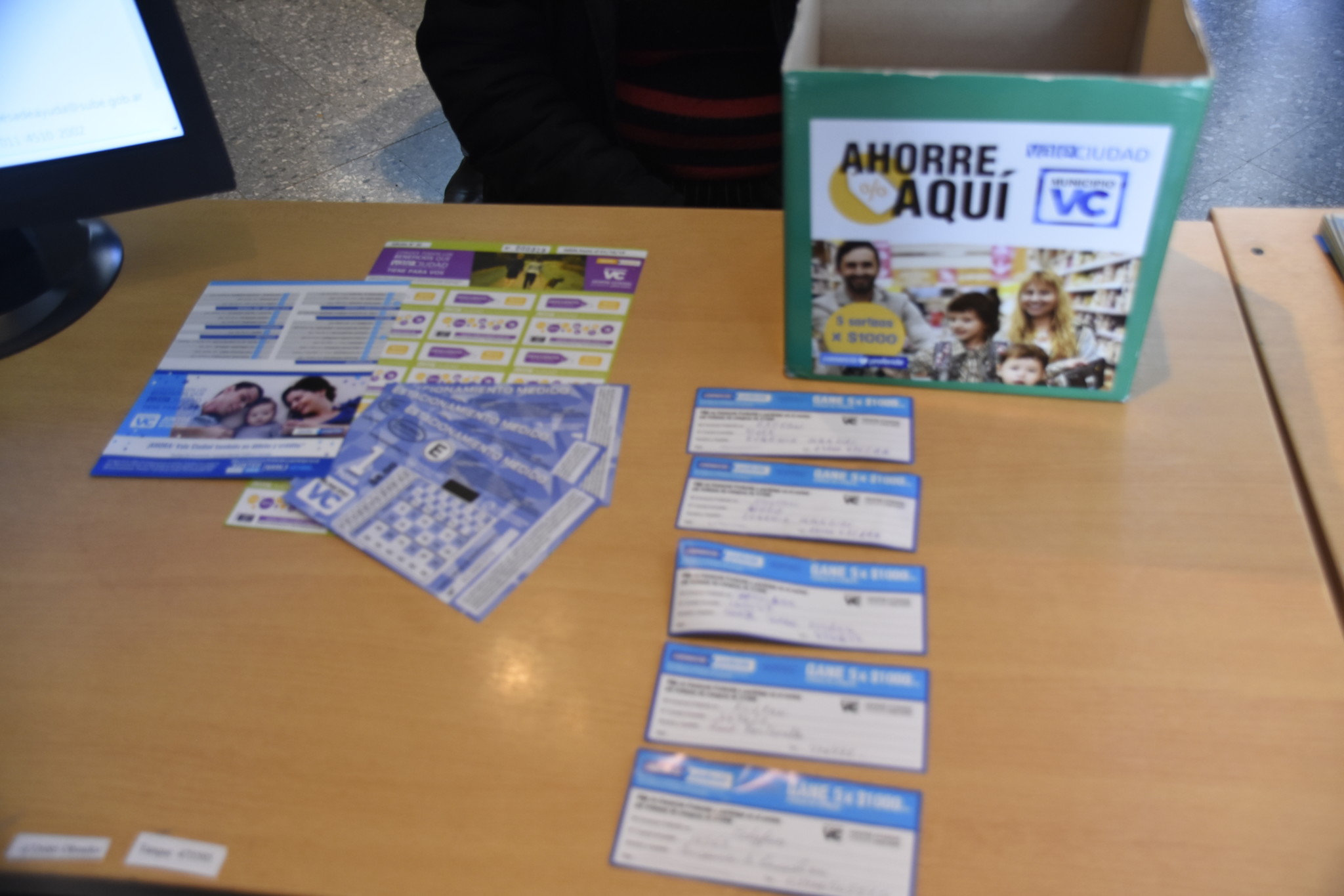 Sorteo “vale ciudad”