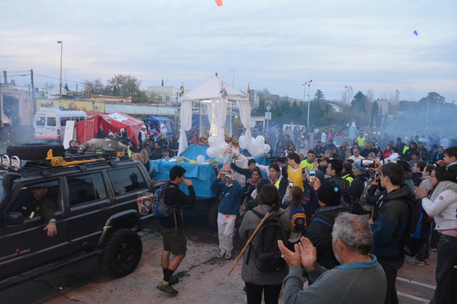 Operativo de seguridad para el paso de la Virgen por nuestra ciudad