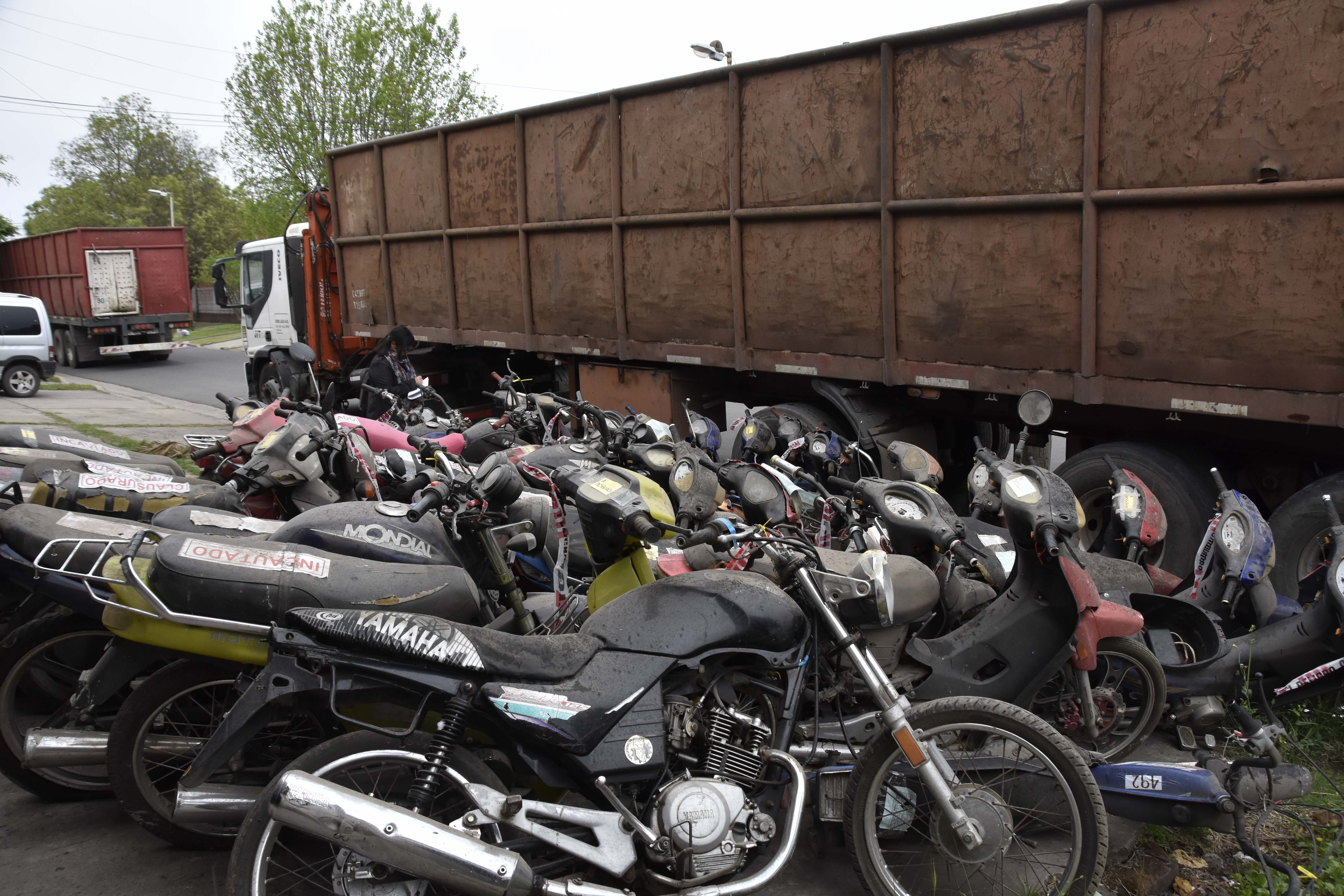 Nuevo desguace de motos: fondos destinados a instituciones.