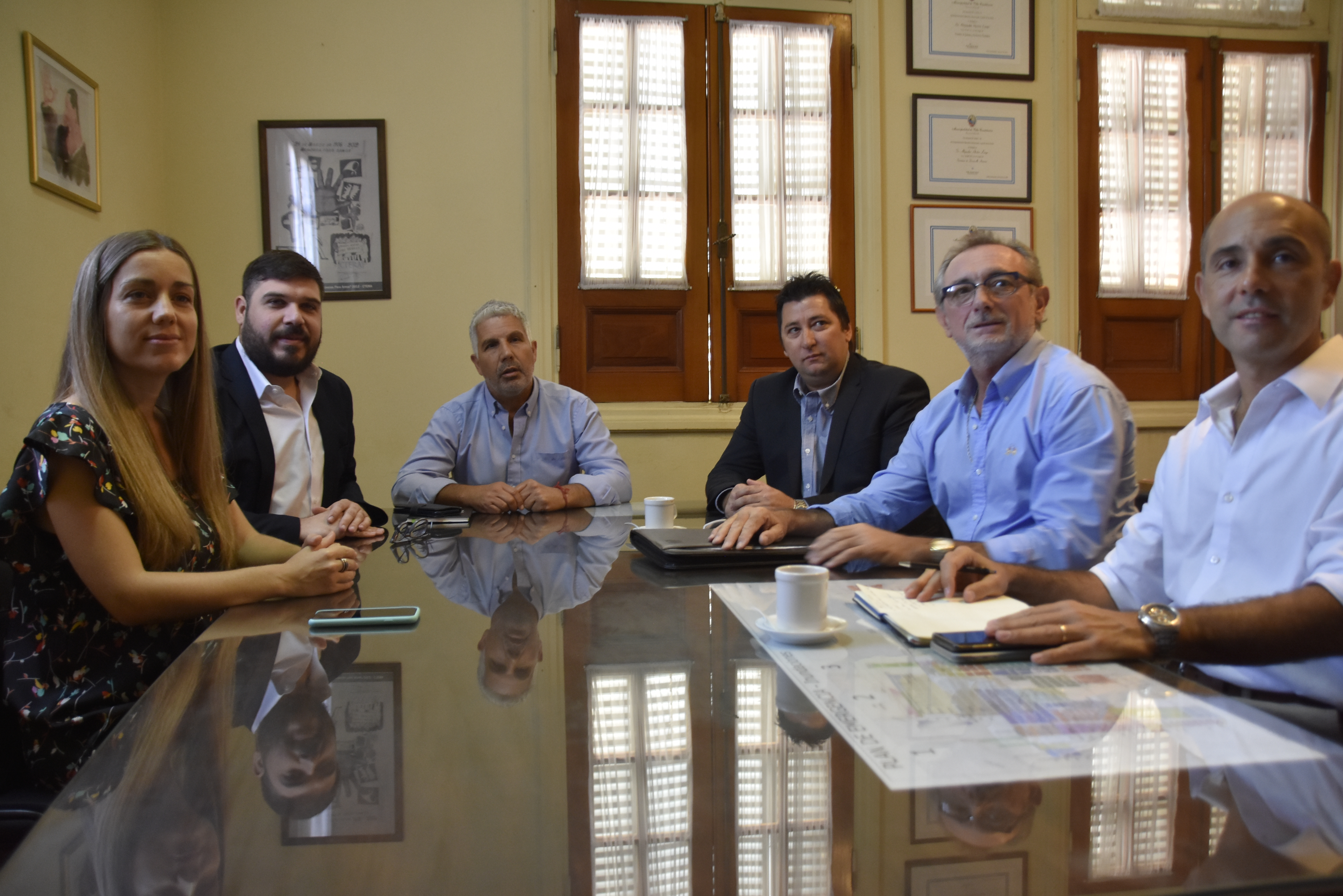 Reunión con el Ministro de Producción de la Provincia de Santa Fe.