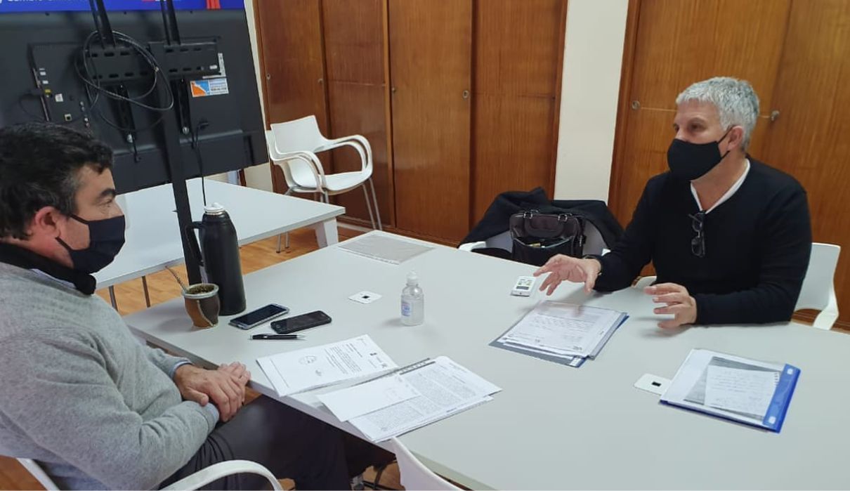 Gestiones por la problemática del basural en el ministerio de ambiente de santa fe.