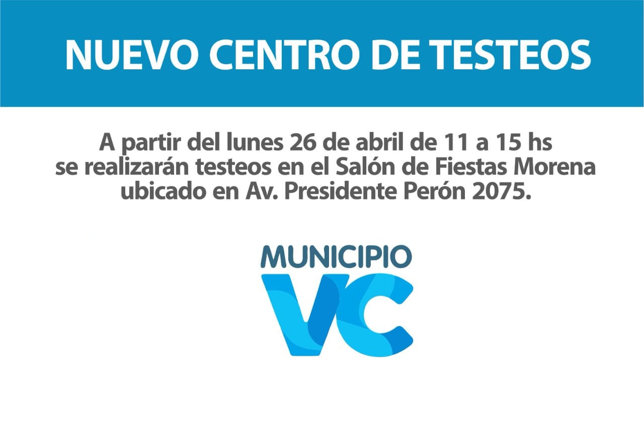 Nuevo centro de testeos