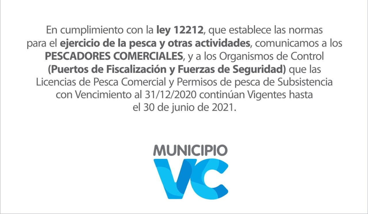 Prórrogas licencias y apermisos de pesca comercial