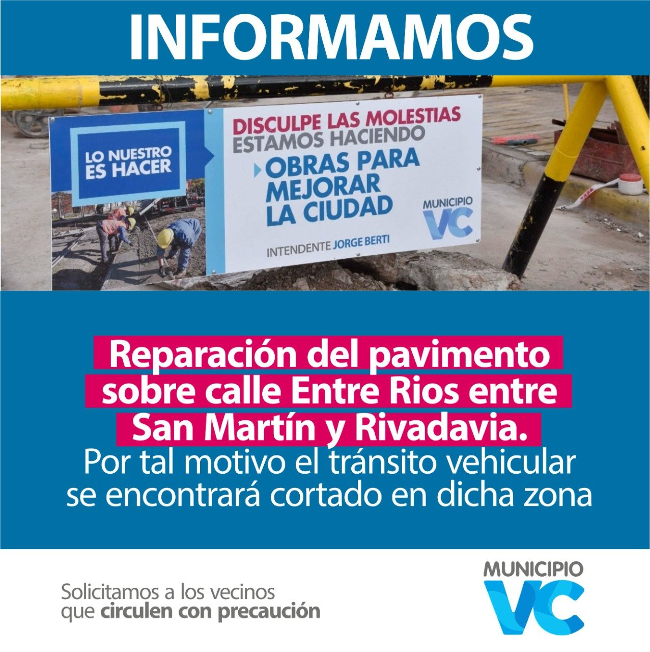 Informamos | Reparación de pavimento
