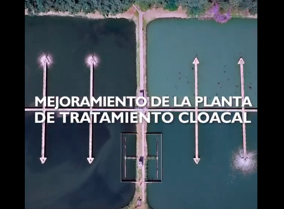 Estamos poniendo en valor nuestra planta de tratamiento cloacal