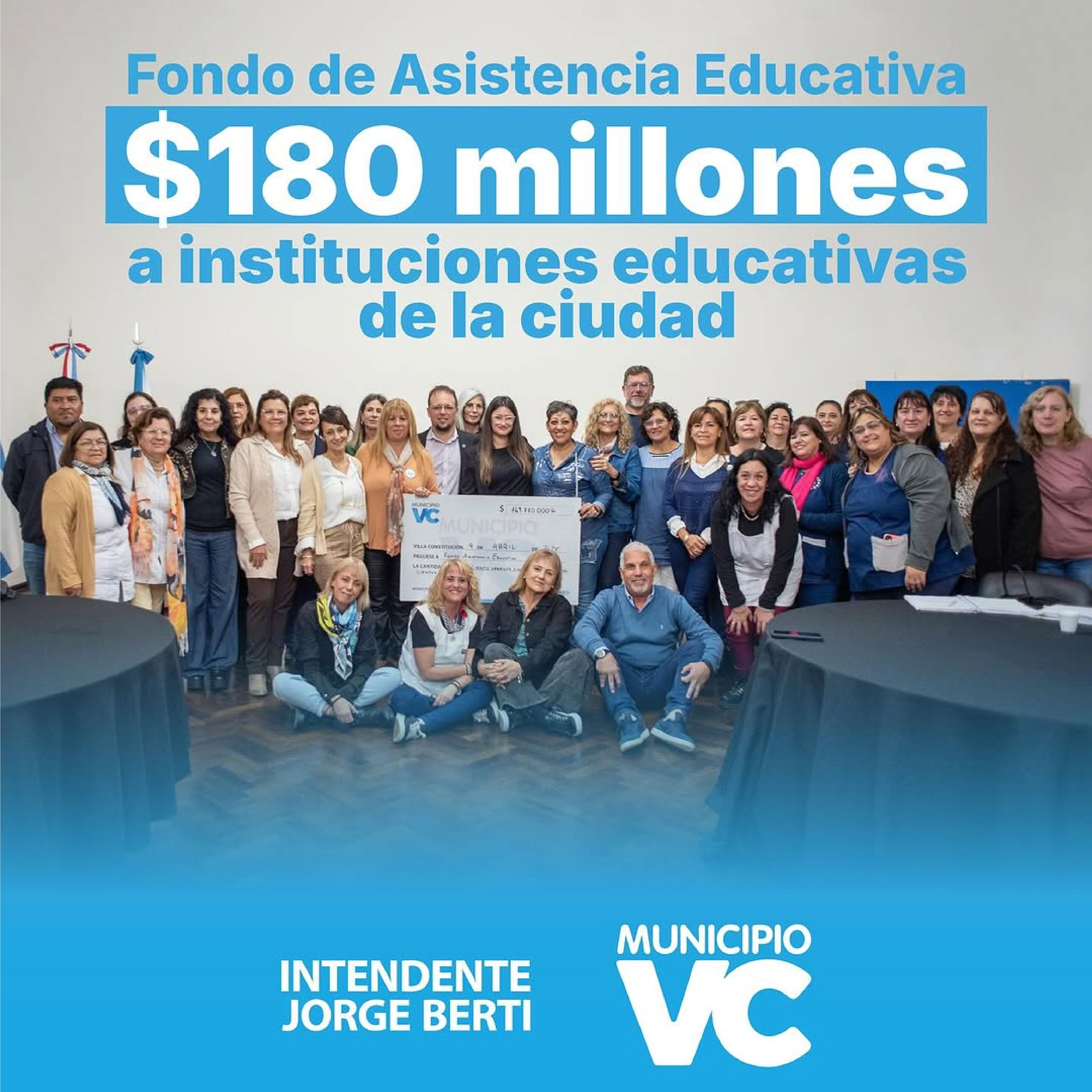 Entrega del Fondo de Asistencia Educativa a instituciones educativas públicas