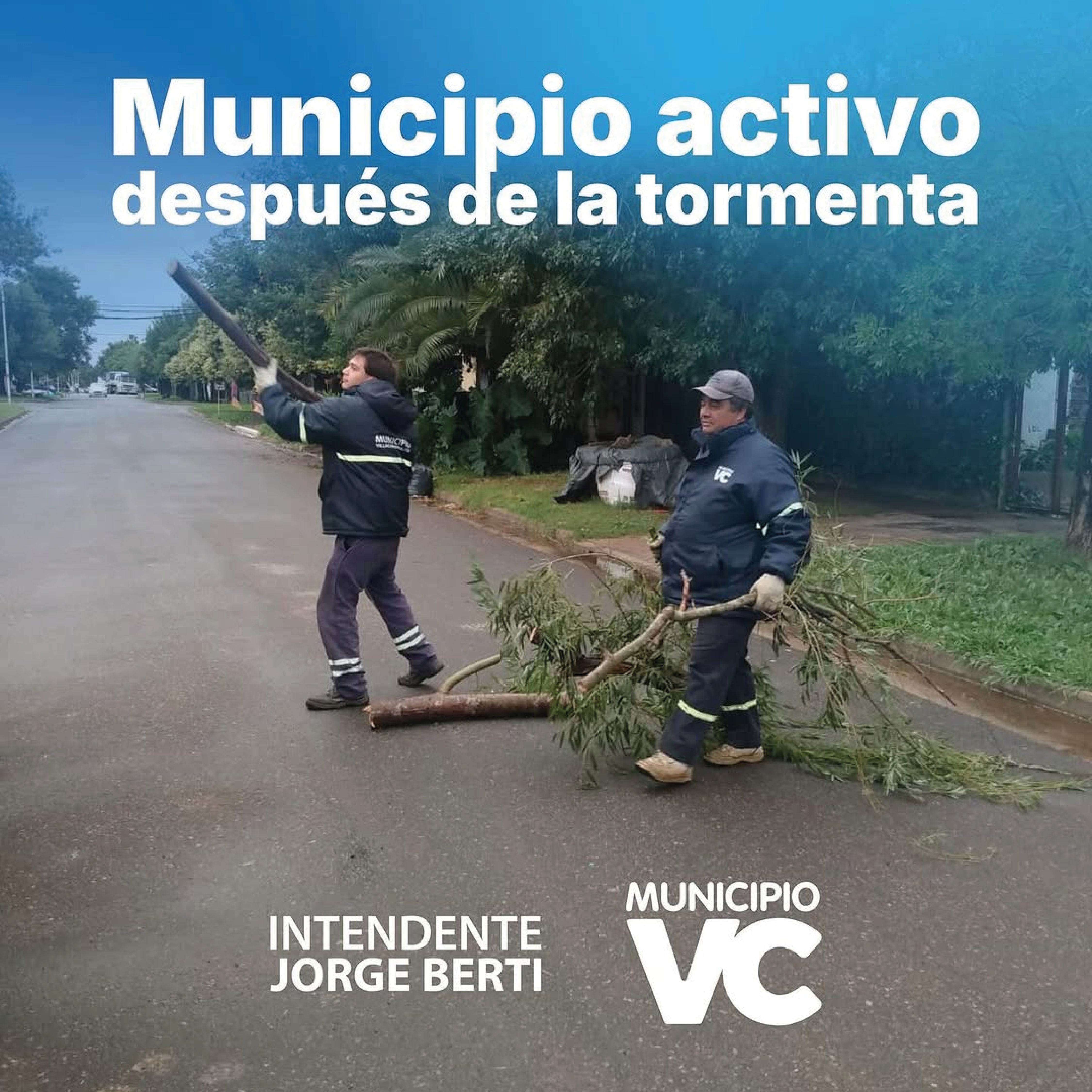 Limpieza y mantenimiento después de la tormenta