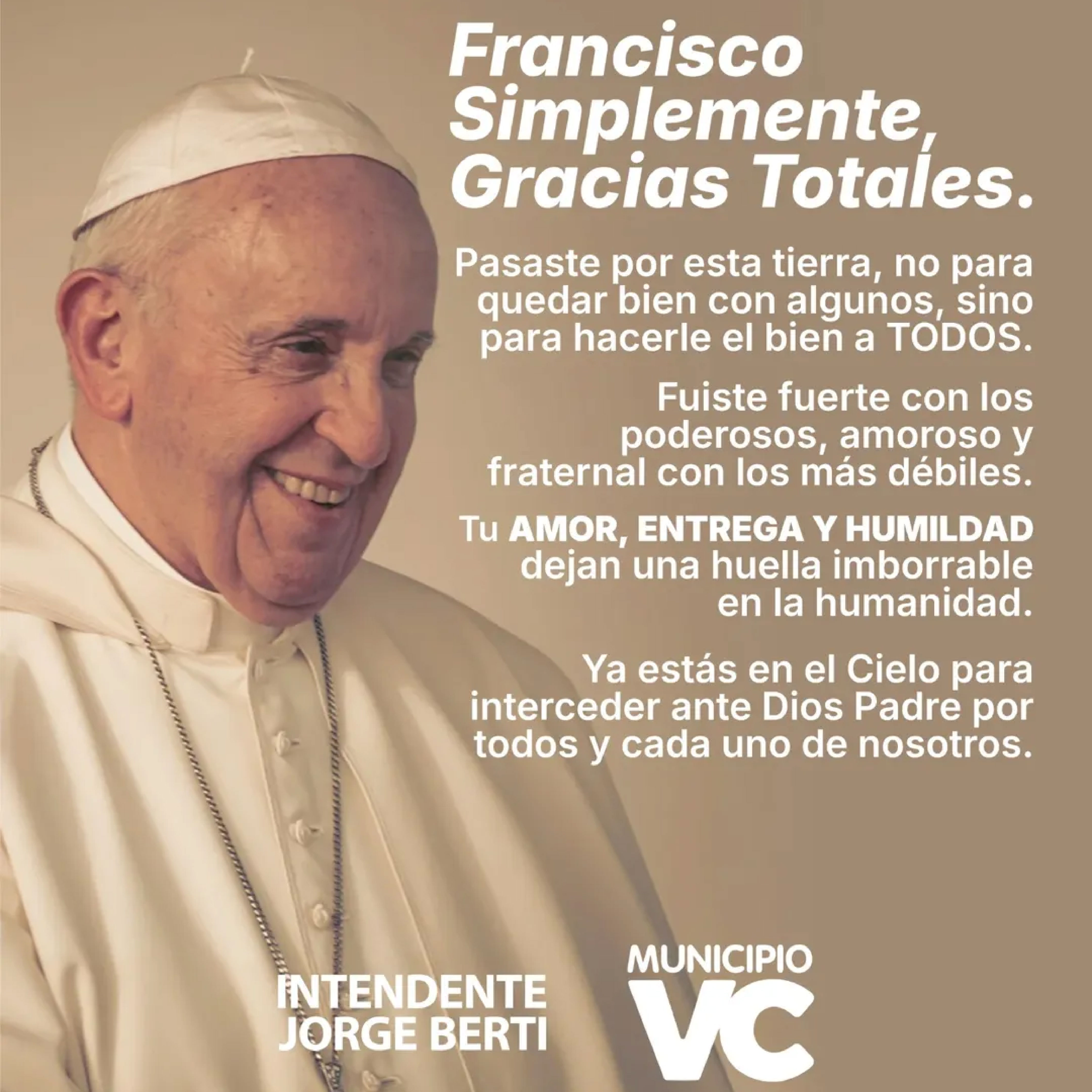 Pasaste por esta tierra, no para quedar bien con algunos, sino para hacerle el bien a TODOS.