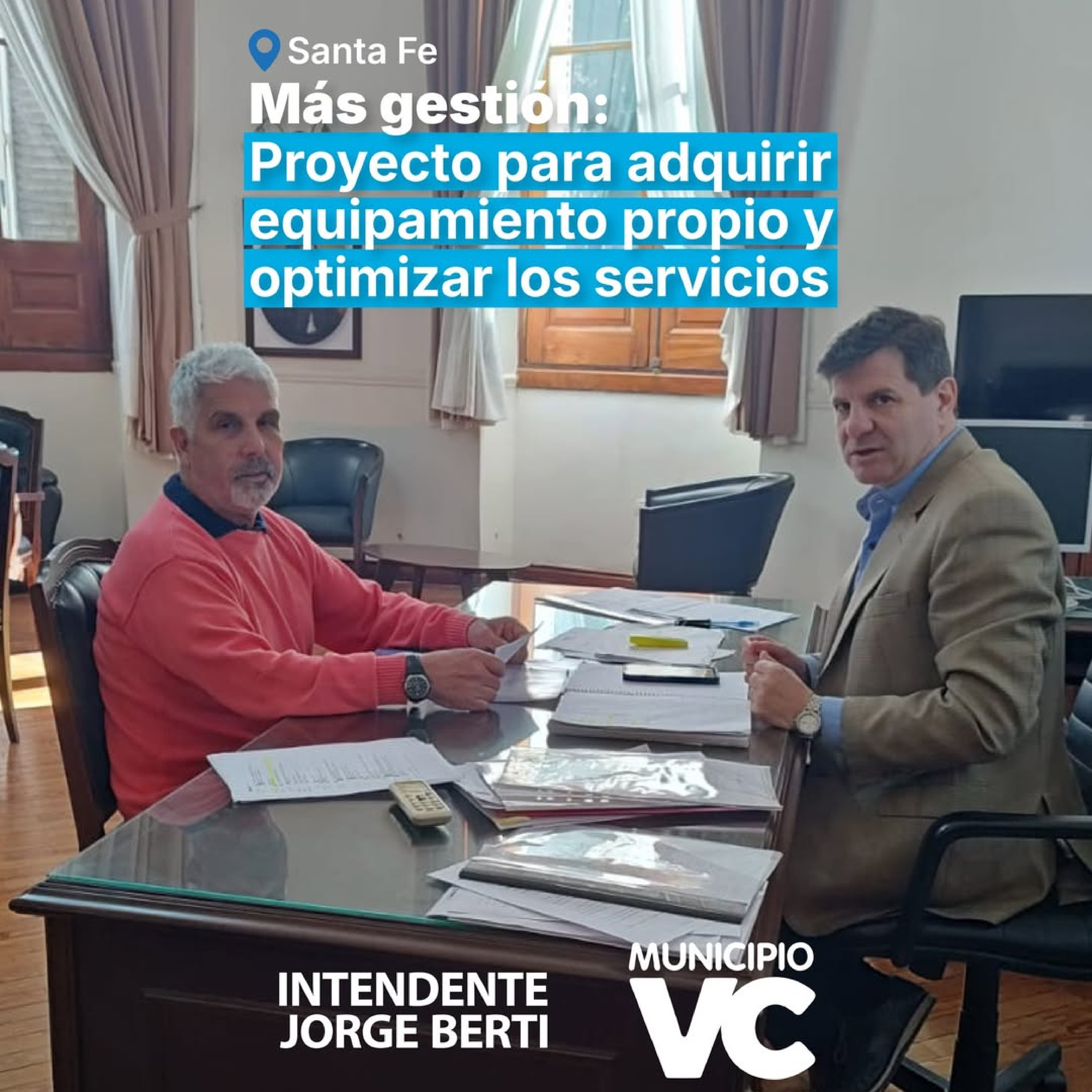 Presentamos en Santa Fe un proyecto para adquirir equipamiento propio y optimizar los servicios