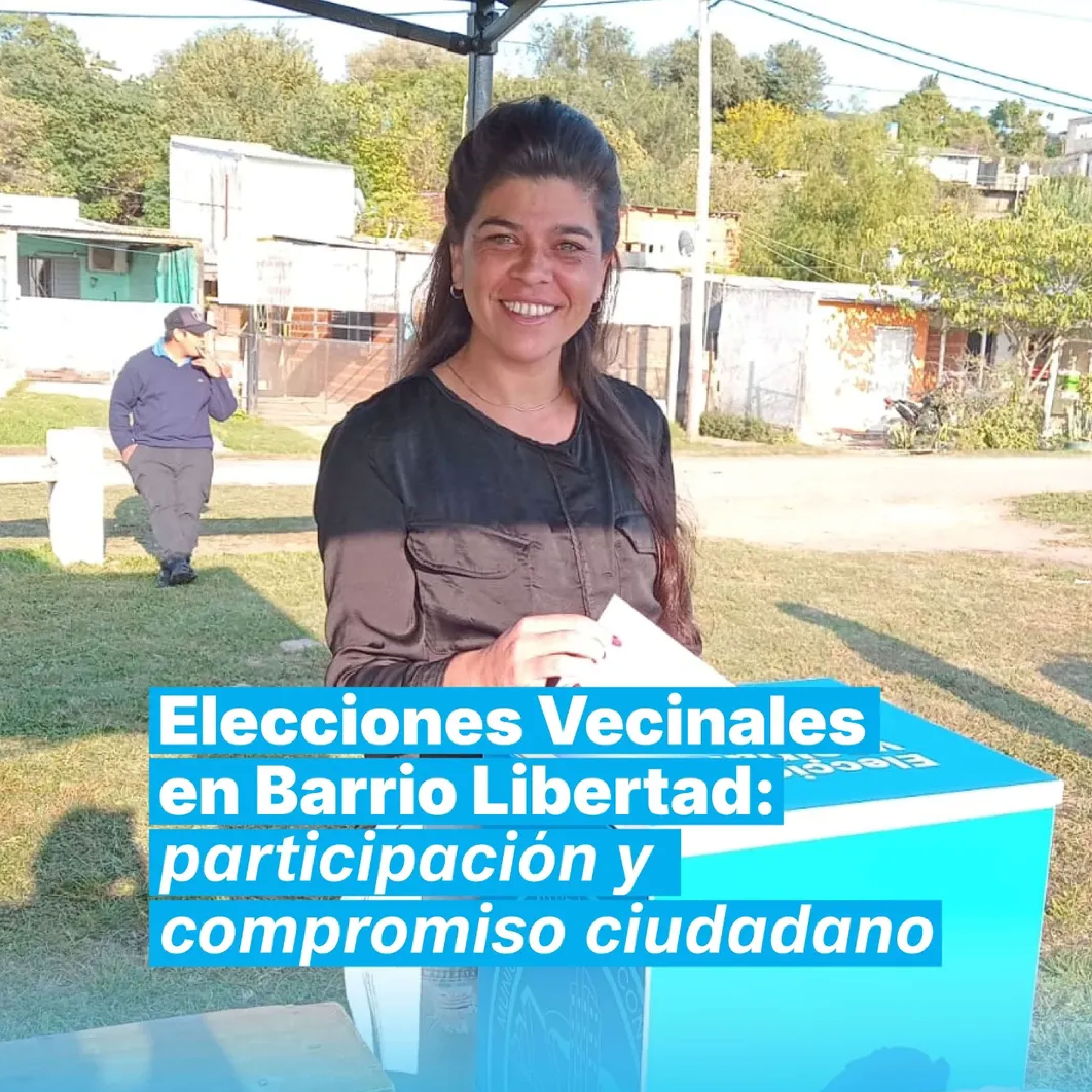 ¡Barrio Libertad ya eligió a su nueva representación vecinal!