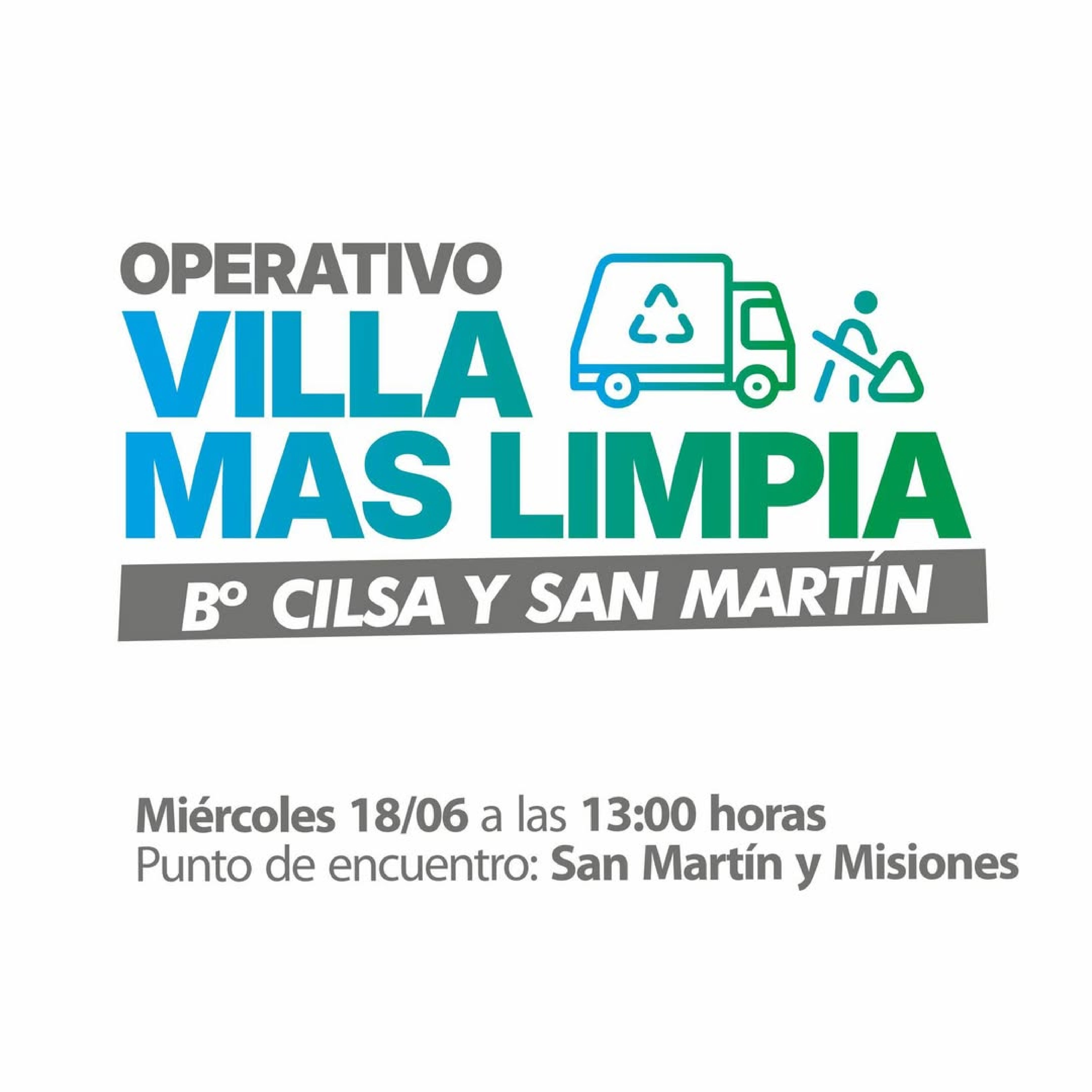 ¡Seguimos con los operativos de #VillaMásLimpia!