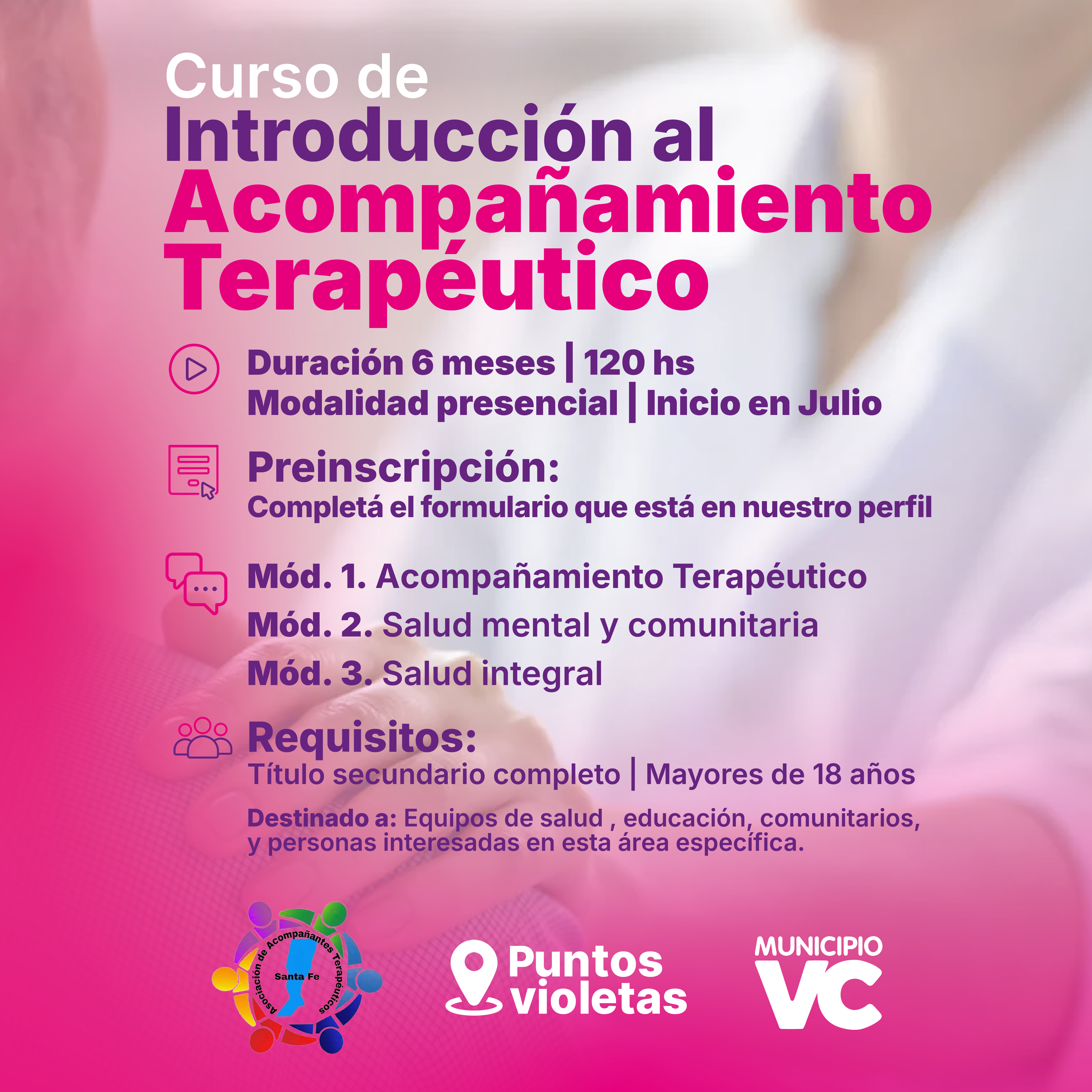 Curso de Acompañamiento Terapéutico