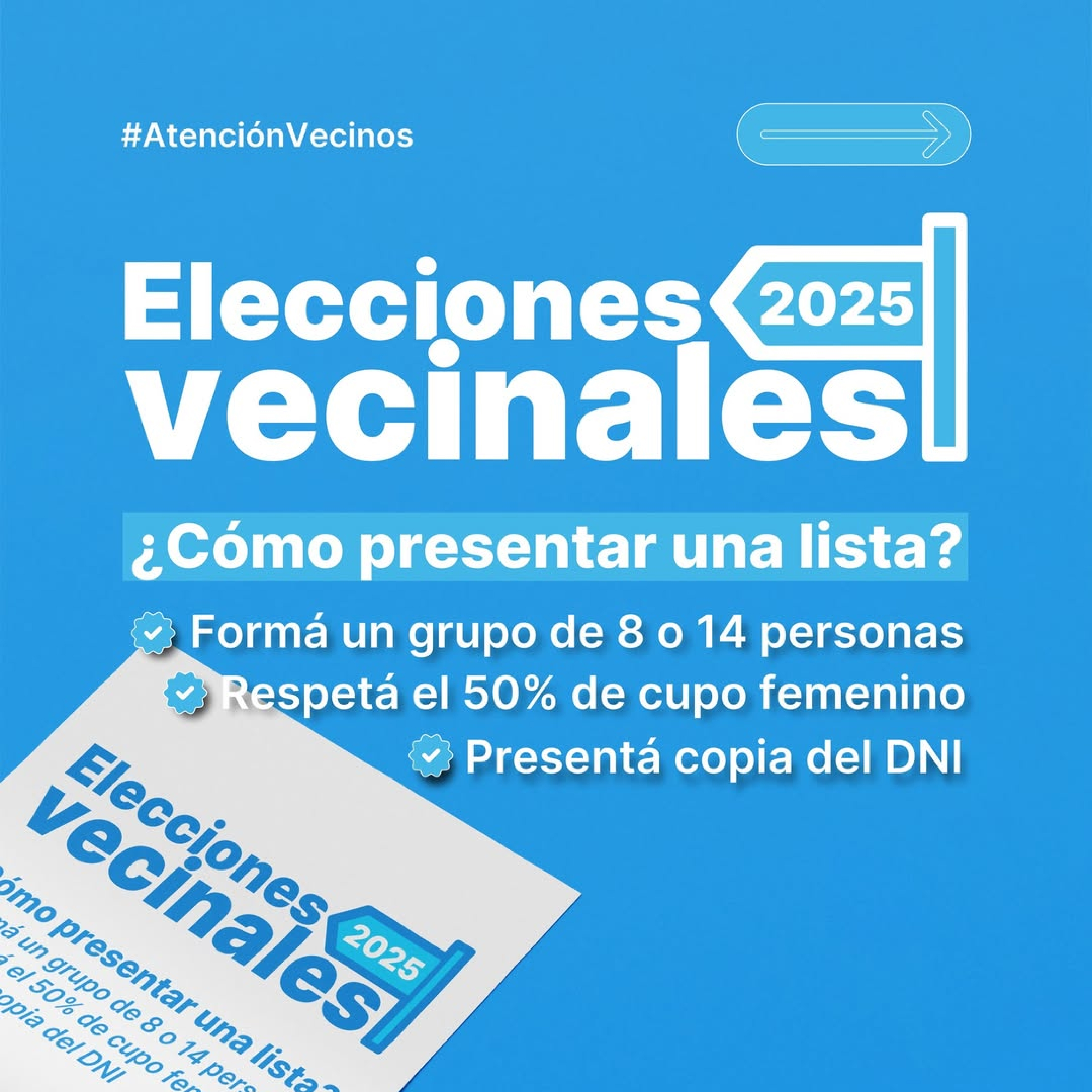 Elecciones vecinales 2025