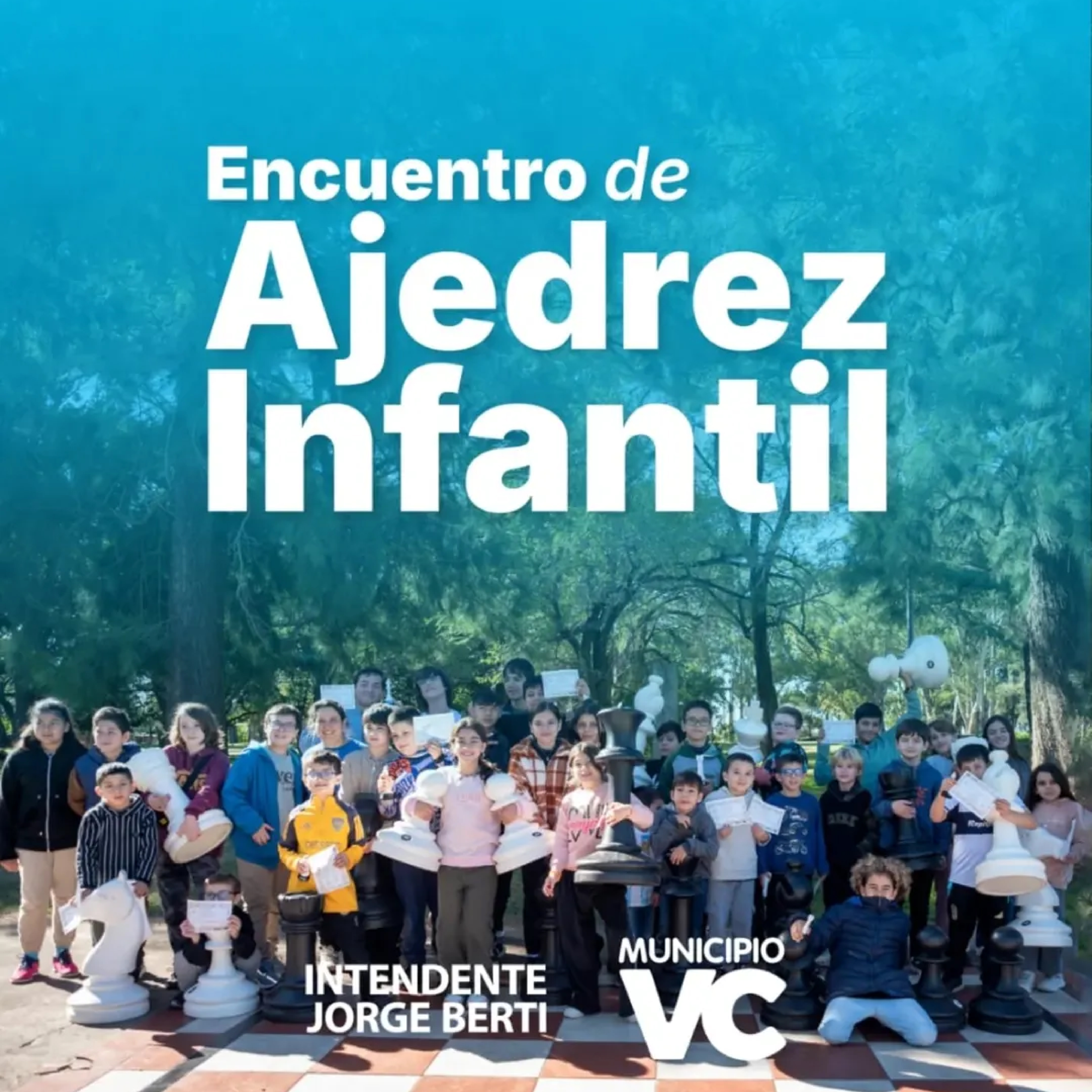Encuentro de ajedrez infantil