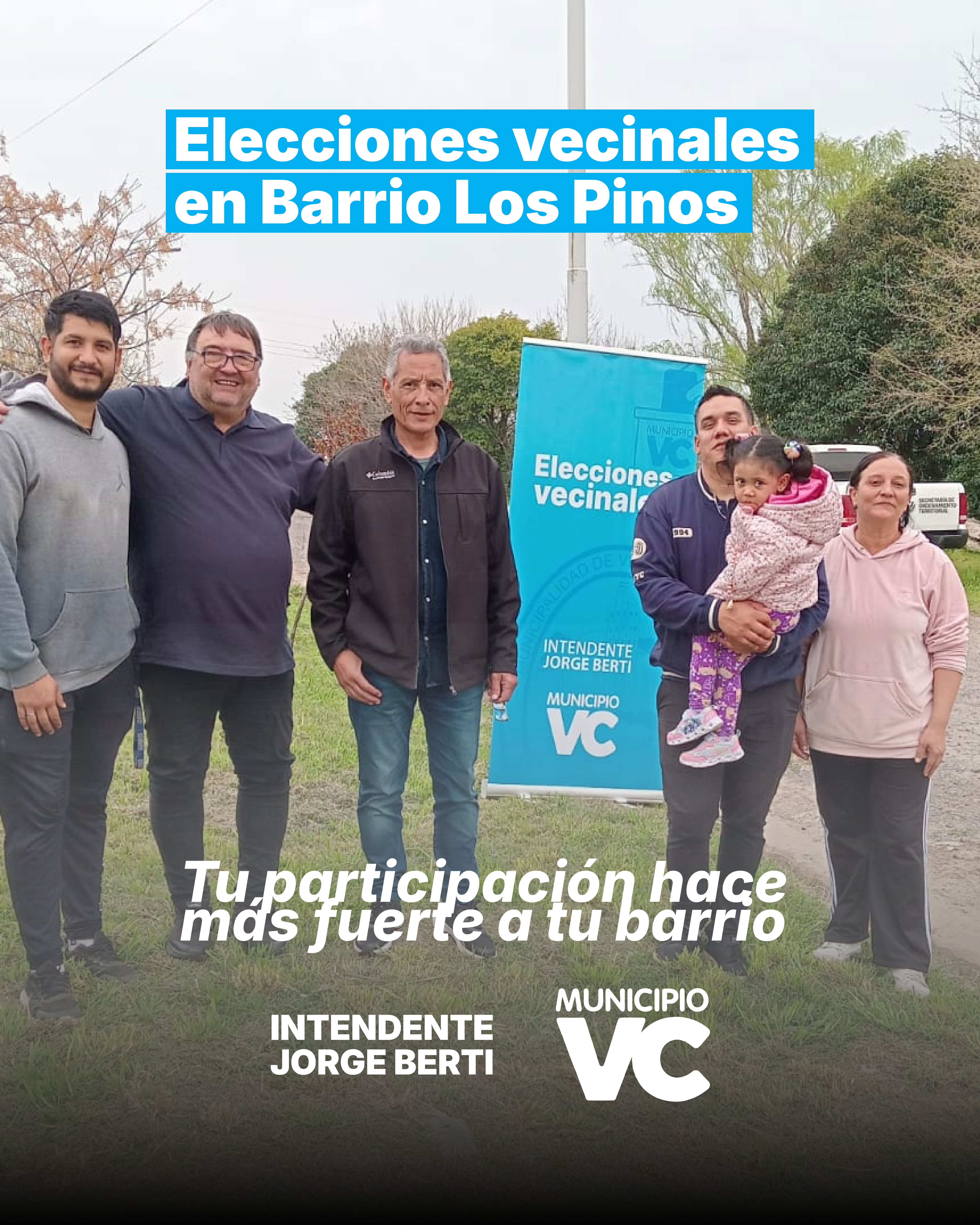 Elecciones vecinales en Barrio Los Pinos