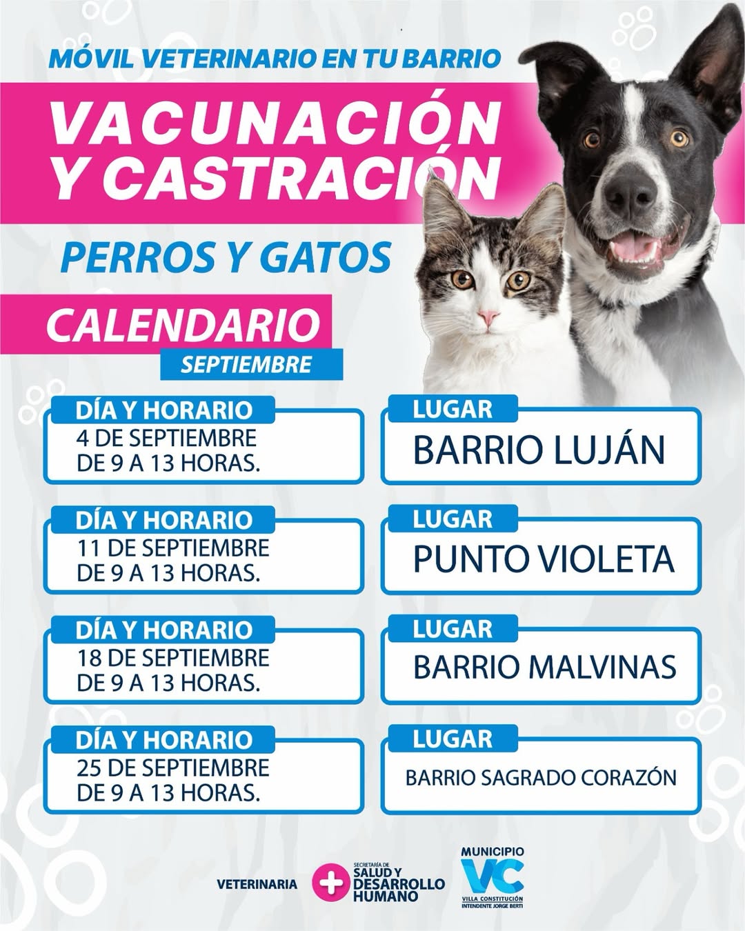 Móvil Veterinario en tu Barrio
