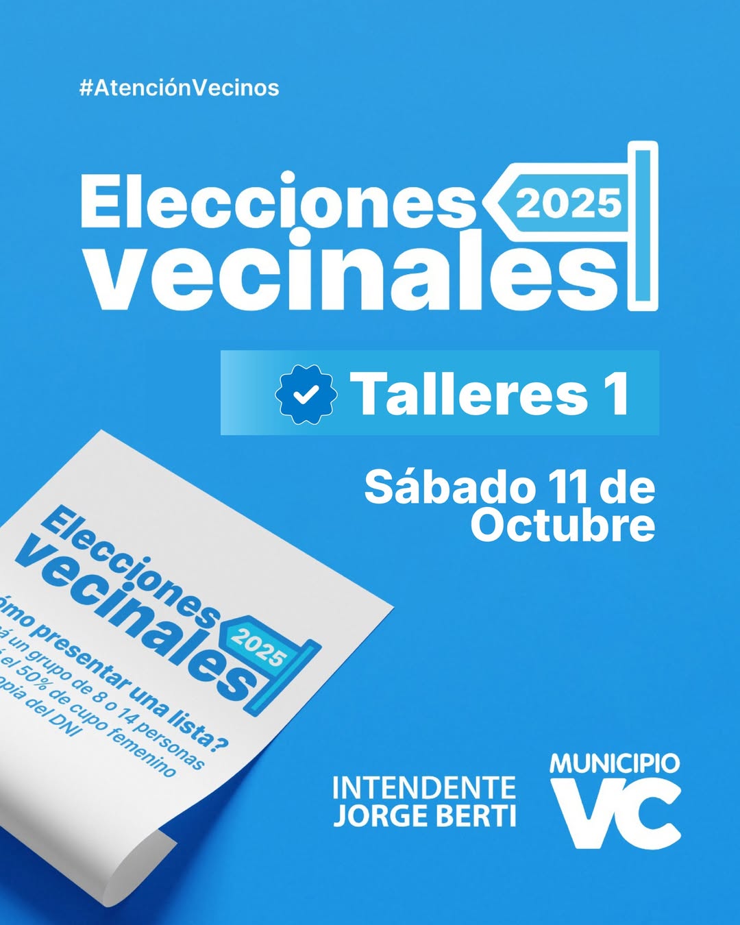Atención Vecinos: