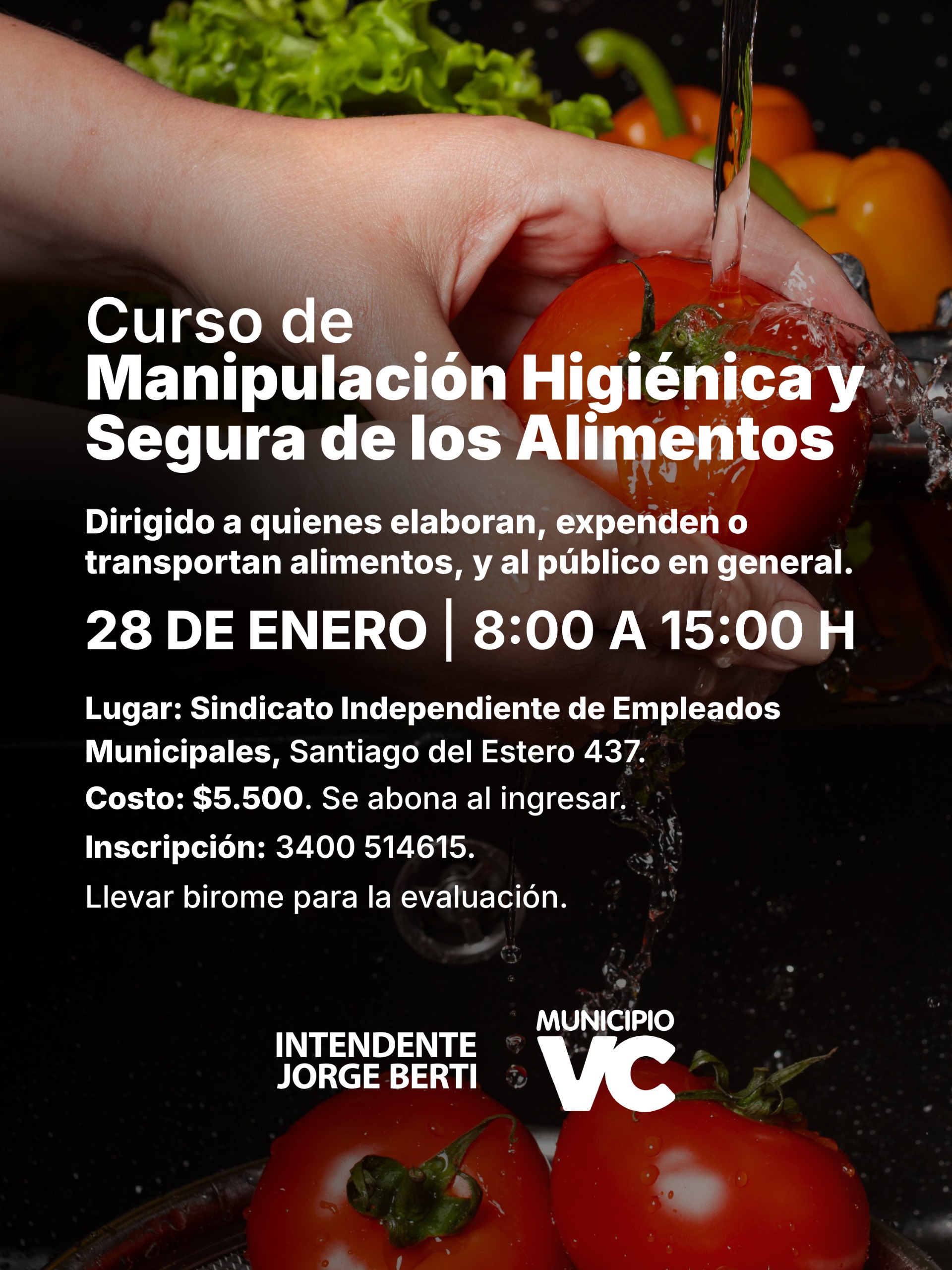 🥦 Curso de Manipulación Higiénica y Segura de los Alimentos