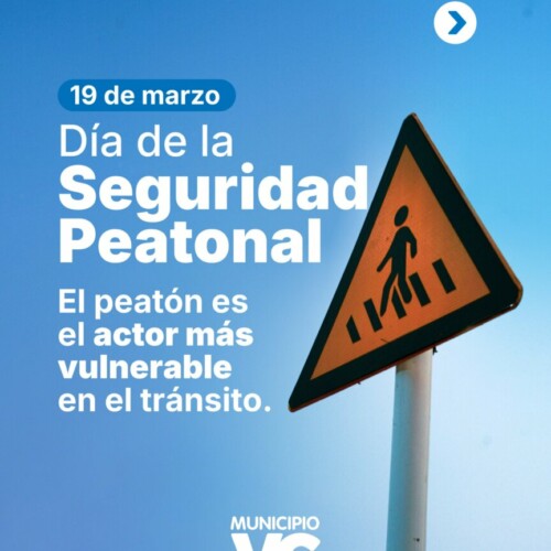  19 de marzo | Día de la Seguridad Peatonal