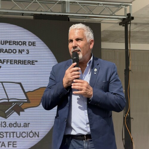 Discurso del intendente Jorge Berti inauguración del nuevo edificio del ISPEL N° 3 “Eduardo Lafferriere”