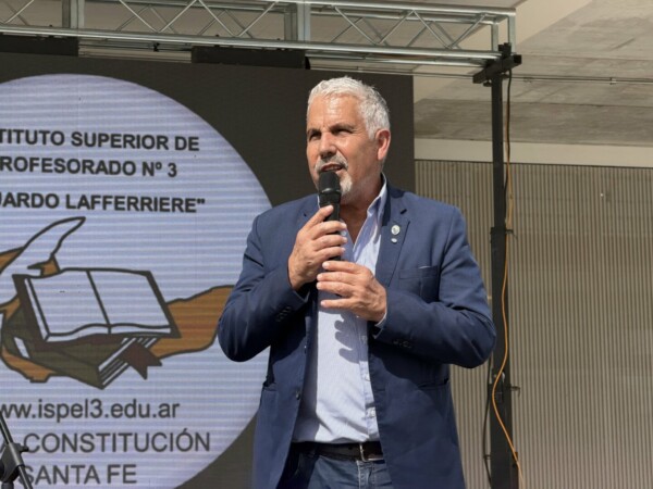Discurso del intendente Jorge Berti inauguración del nuevo edificio del ISPEL N° 3 “Eduardo Lafferriere”
