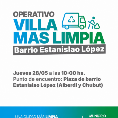  ¡Atención, barrio Estanislao López!