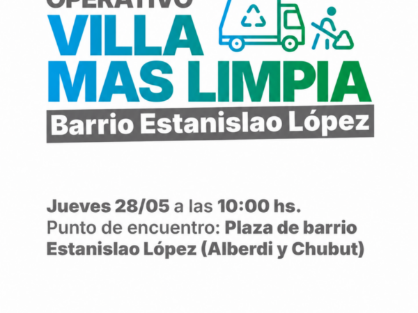  ¡Atención, barrio Estanislao López!