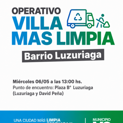  ¡Atención, barrio Luzuriaga!
