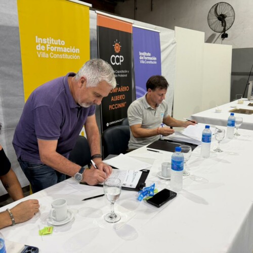 Nueva propuesta de capacitación: La Municipalidad y UOM firmaron un convenio de colaboración para fortalecer la formación laboral