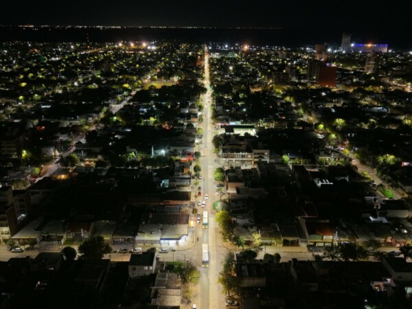 El Municipio renovó el alumbrado en calle Dorrego