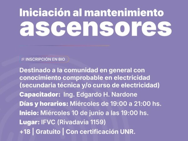 Iniciación al mantenimiento de ascensores