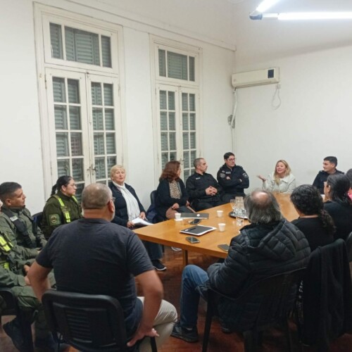 El Consejo Local de Seguridad Ciudadana realizó una nueva reunión en el Palacio Municipal